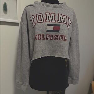 cropped Tommy Hilfiger Crewneck Sweater